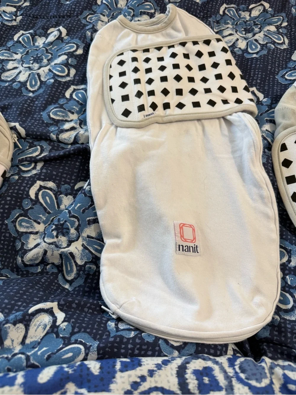 Nanit Mint Baby Swaddle Sleeping Sack bundle of 4
